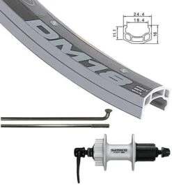 Wheel Shop Alex DM18/Shimano FH-M475 26-inch Rear 12 Wheel Shop Alex DM18/Shimano FH-M475 26-inch Rear -Spin City Bikes the wheel shop double wall 26 inch alex dm 18 shimano fh m475 rear 308187 1 12 2