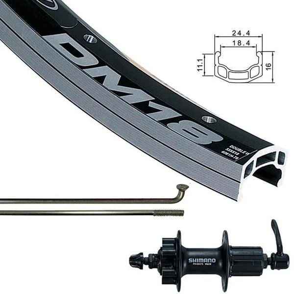 Wheel Shop Alex DM18/Shimano FH-M475 26-inch Rear 4 Wheel Shop Alex DM18/Shimano FH-M475 26-inch Rear - Image 2