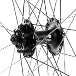 Wheel Shop Alex DM-18/Shimano HB-M475 700c Front -Spin City Bikes the wheel shop touring 700c alex dm 18 shimano hb m475 front 308337 1 15 5