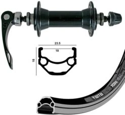 Wheel Shop WTB DX18 26-inch Front -Spin City Bikes wheel shop wtb dx18 26 inch front 403583 12