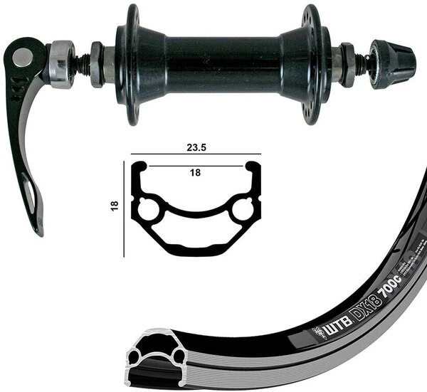 Wheel Shop WTB DX18 QR 700C/29-inch Front 5 Wheel Shop WTB DX18 QR 700C/29-inch Front - Image 3